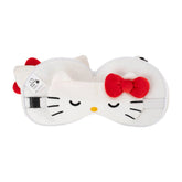 Hello Kitty plush eye mask and pillow set for travel and sleep comfort